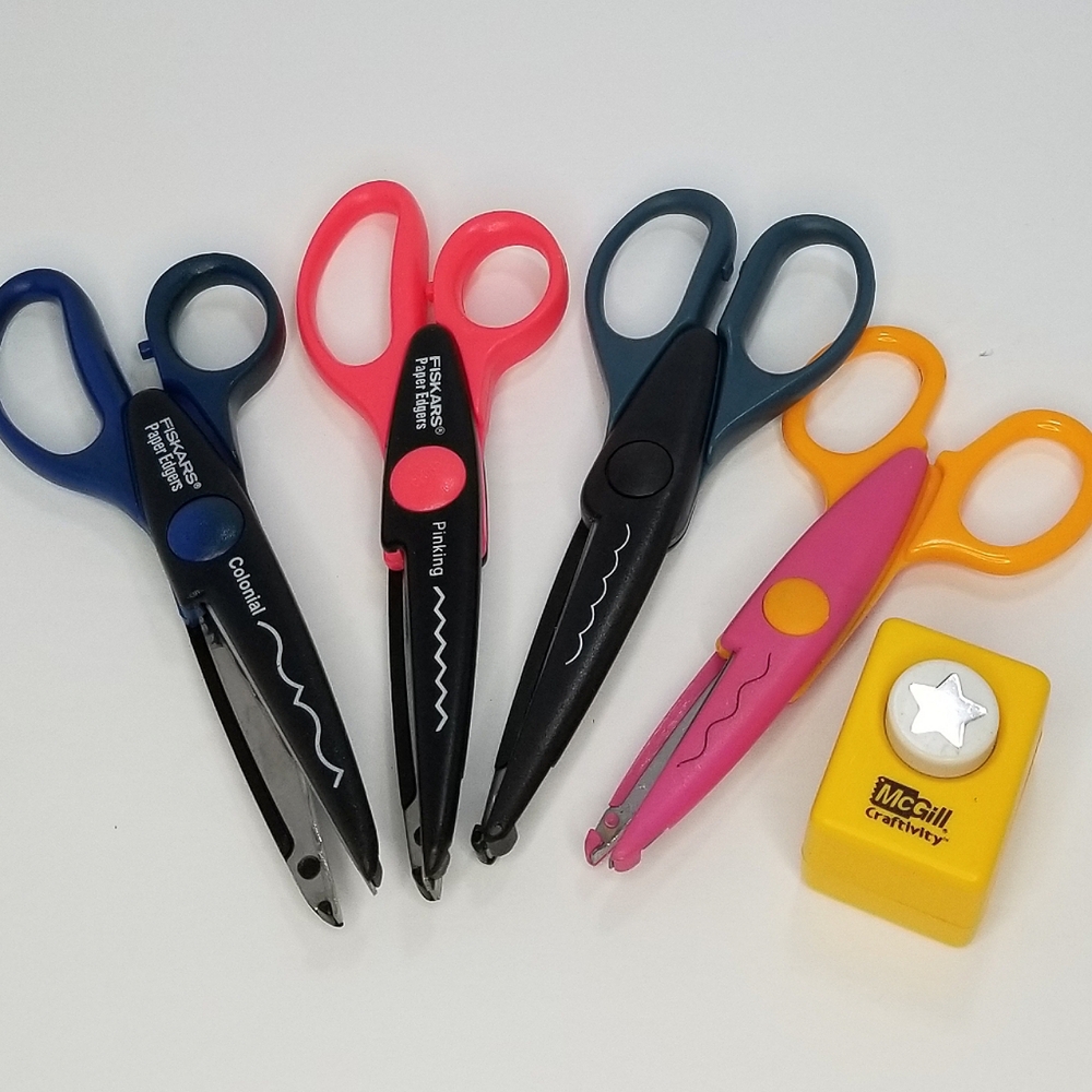 Heavy Duty Paper Punch & Edger Lot~  Five Piece~ Crafts~ Scrapbooking